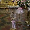 Церковная флористика. Борисо-Глебский собор. Украшение подсвечников