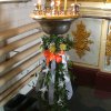 Церковная флористика. Борисо-Глебский собор. Украшение подсвечников